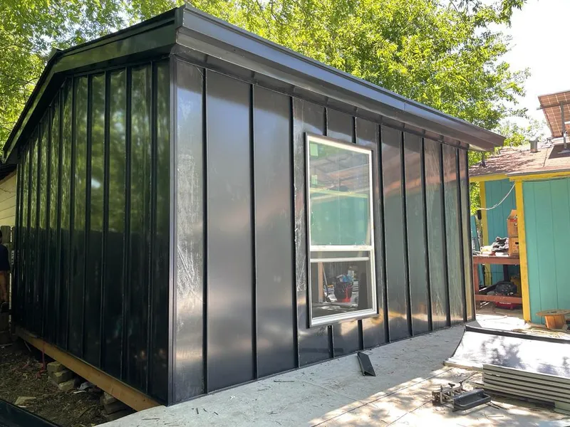 Black standing seam metal wall panels for Roof Inspection in Muhlenberg